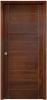 Puerta Exterior Madera Moderna de Tableros Horizontales 